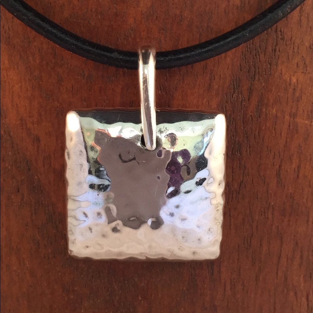 Silpada Hammered Pendant